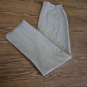 Elegant Women's Tan Straight Leg Pants